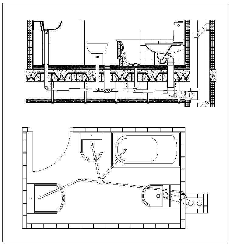 Plumbing Details&nbsp;,blocks,design,drawing